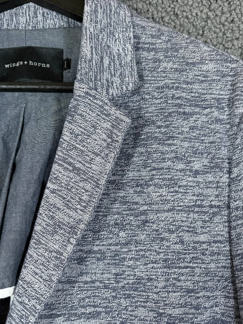 Wings+Horns Cotton Jersey Blazer Sport Coat - Men's Extra Slim M (Fits Small)